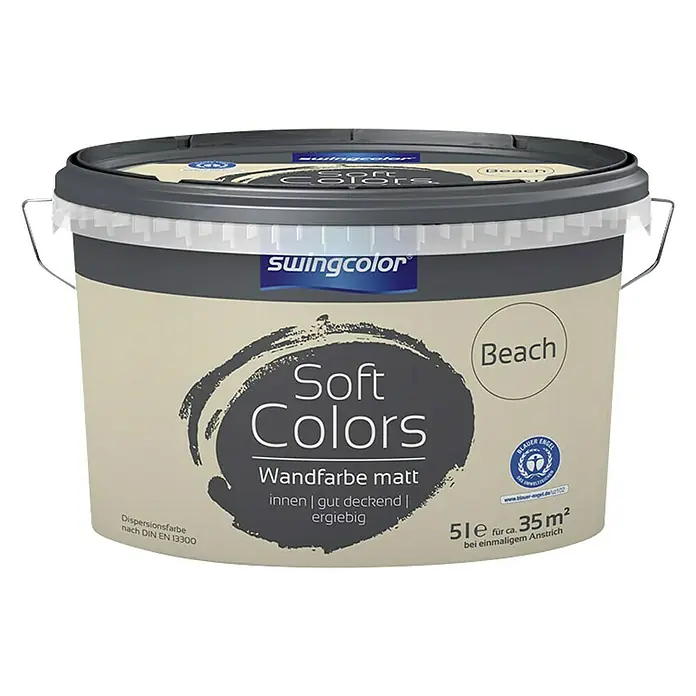 swingcolor Unutarnja disperzijska boja - Pijesak, 5 l - Pogled sprijeda