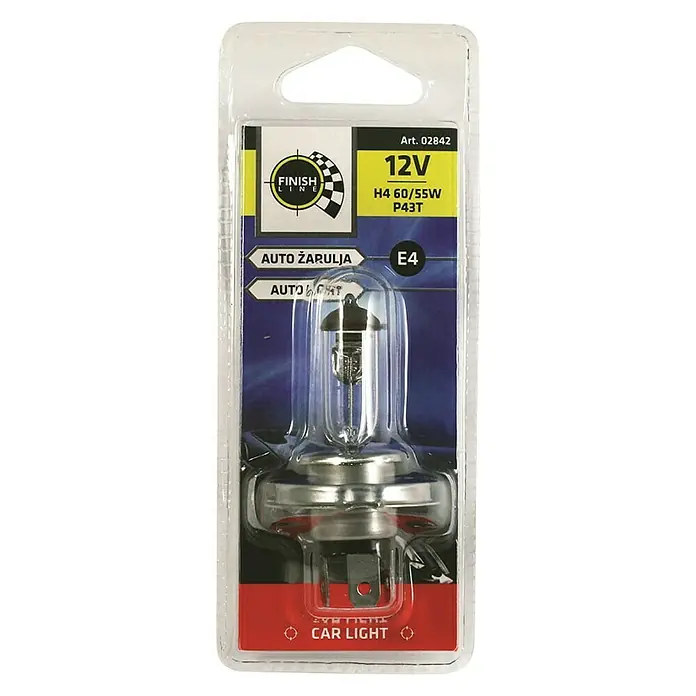 Žarulja za auto - H4, 12 V - Pogled odozgo
