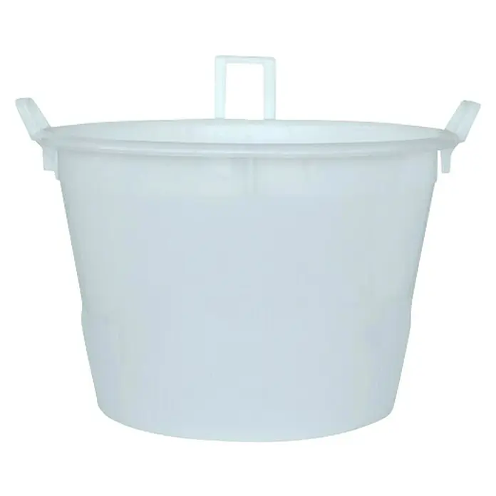 Okrugla posuda s tri drške - 70 cm, Zapremnina: 125 l - Pogled sprijeda