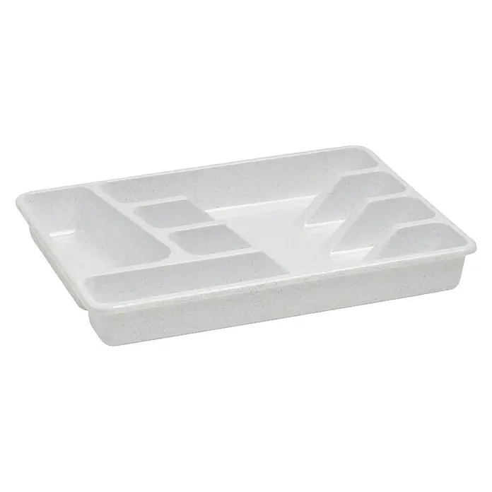 Curver Organizator za ladicu - 33,3 x 26 x 4,5 cm, Sive boje, Plastika - Dijagonalni pogled