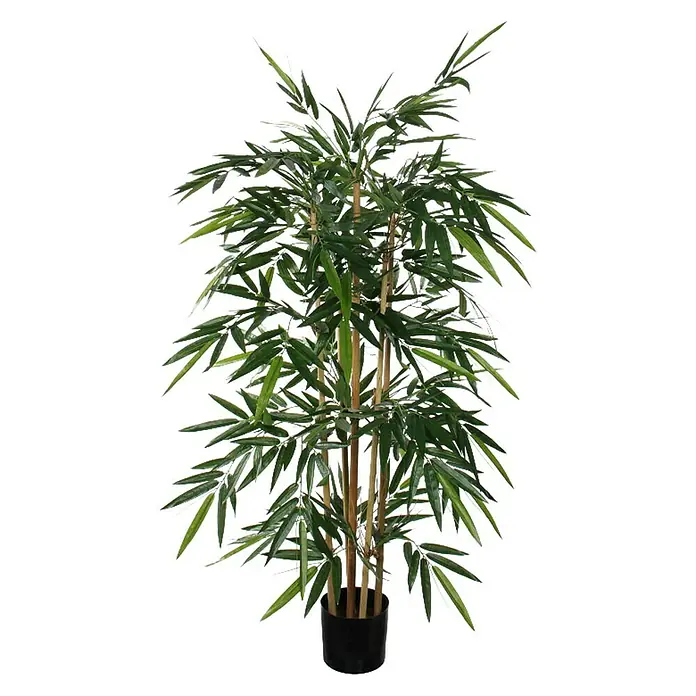 Umjetna biljka - Visina: 150 cm, Zelene boje, Plastika, Promjer: 75 cm - Pogled sprijeda