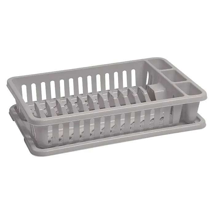 Curver Posuda za pribor za jelo - 45 x 32 x 3 mm, Sive boje - Dijagonalni pogled