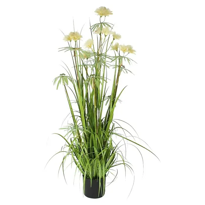 Umjetna biljka Trava - Visina: 150 cm, Plastika - Pogled sprijeda