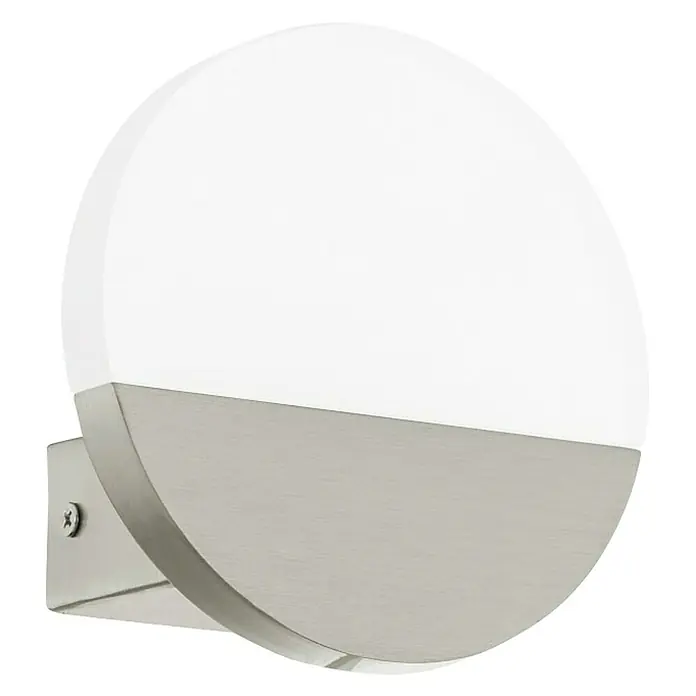 Eglo Zidna LED svjetiljka - 4,5 W, Mat nikal, Topla bijela - Dijagonalni pogled