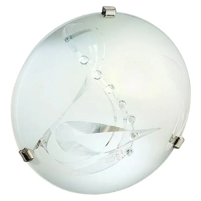Ferotehna Stropna svjetiljka Serenity - 60 W, D x Š x V: 300 x 300 x 80 mm, Prozirno, E27 - Dijagonalni pogled