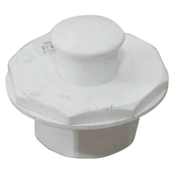 Terarossa PVC čep FI80 3/4 - Bijele boje - Pogled sprijeda