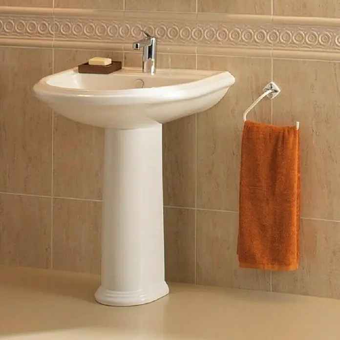 Inker Valentina Nadgradni umivaonik - Š x D: 67 x 56 mm, Sredina, S preljevom, Bijela boja - Živopisni prikaz