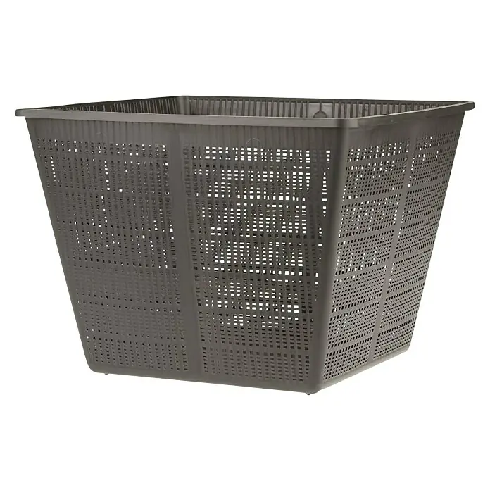 Oase Ukrasna košara za biljke - Četverokutno, 35 cm, 32 l - Dijagonalni pogled
