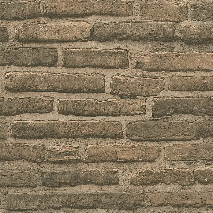 Flis tapeta - Bež-smeđa-siva, Izgled kamena, 10,05 x 0,53 m - Detaljan prikaz