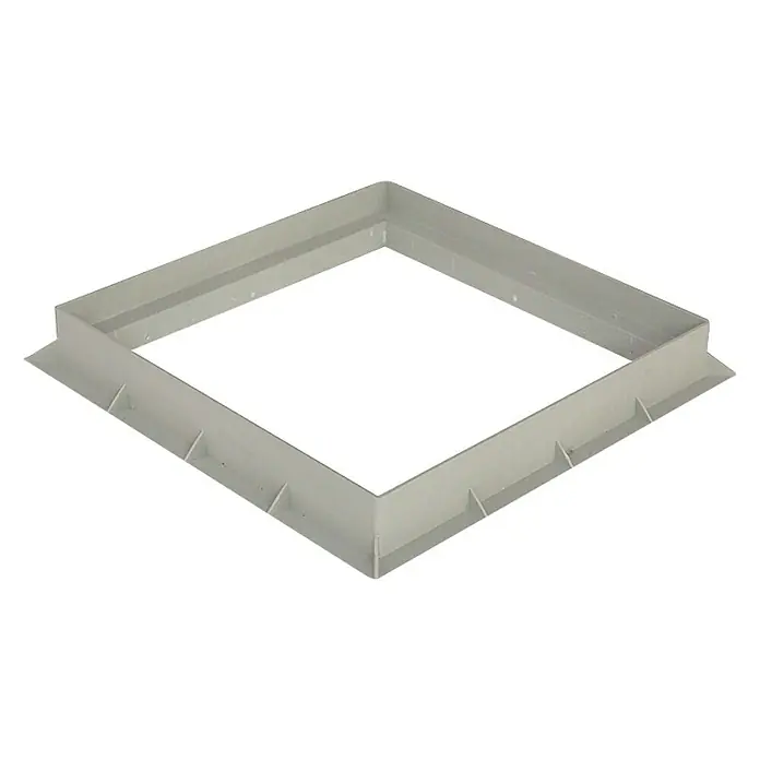 Gutta Okvir za šaht - D x Š: 55 x 55 cm, Sive boje - Dijagonalni pogled