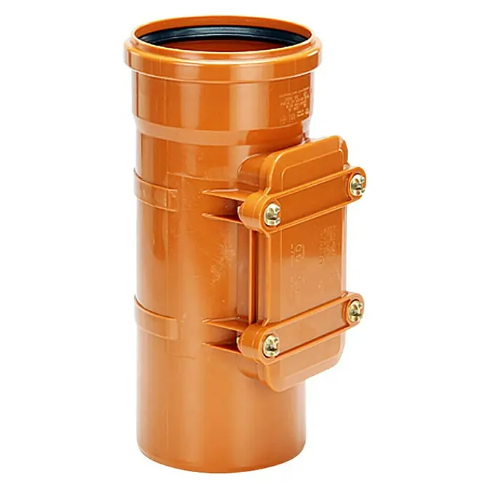 KG cijev za čišćenje - Promjer: 125 mm - Dijagonalni pogled