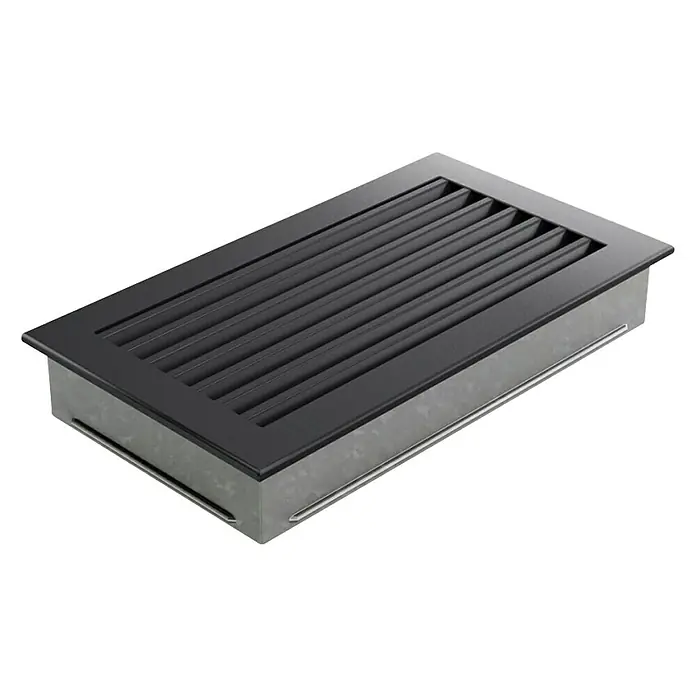 Ventilacijska rešetka Fresh - Siva boja, D x Š x V: 30 x 17 x 4,5 cm - Dijagonalni pogled