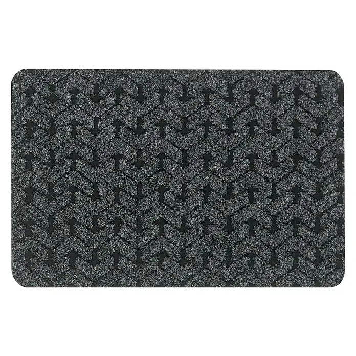 Tepih Centar Otirač Kingsize - Antracit, D x Š: 40 x 60 cm - Pogled s gornje strane