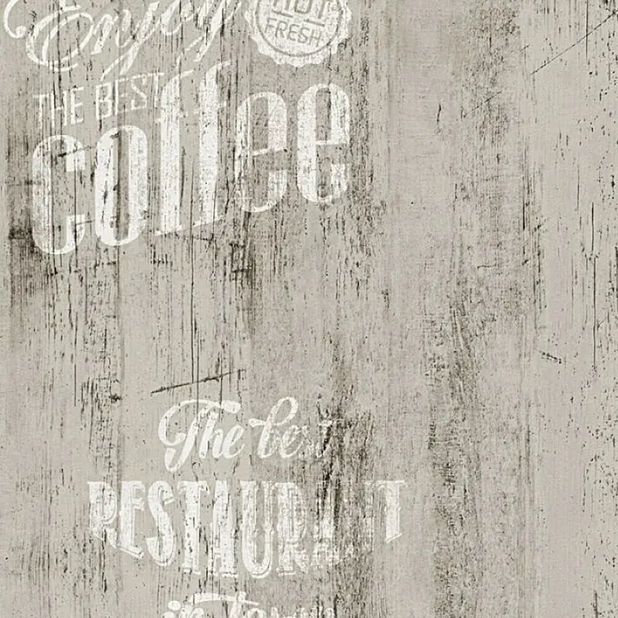 Papirnata tapeta Coffee - Bež-bijele boje, 10,05 m x 53 cm - Detaljan prikaz