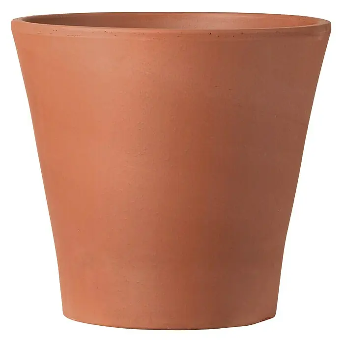 Maceta para planta Vaso Cono - Dimensiones externas (Ø x Al): 26 x 23,7 cm, Materiales naturales, Terracota - Vista frontal
