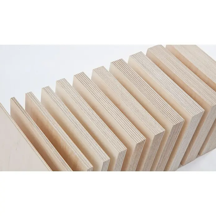 Sperrholzplatte Birke - Birke, 2.500 x 1.250 x 15 mm - Detailaufnahme
