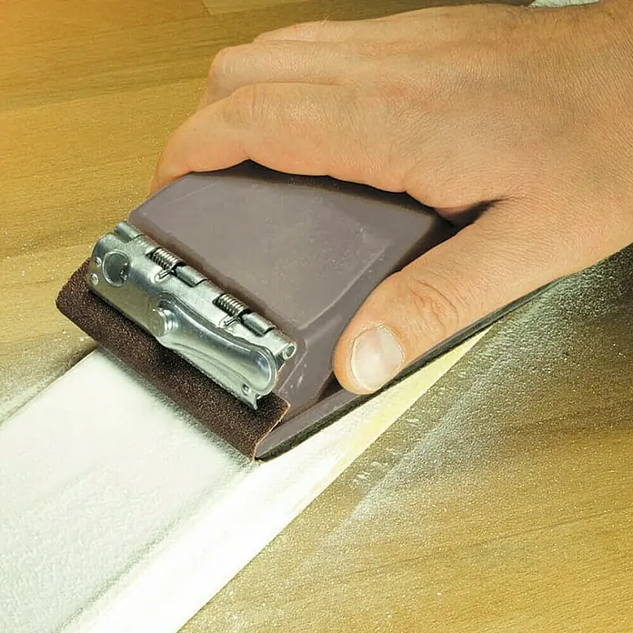Wolfcraft Ručna brusilica - 160 x 85 x 45 mm - Proizvod u upotrebi
