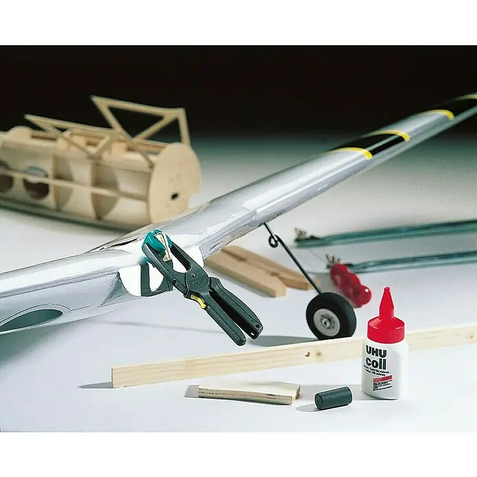 Wolfcraft Pinzas de sujeción Quickfix S - Anchura de sujeción: 30 mm, 2 ud. - Producto en uso