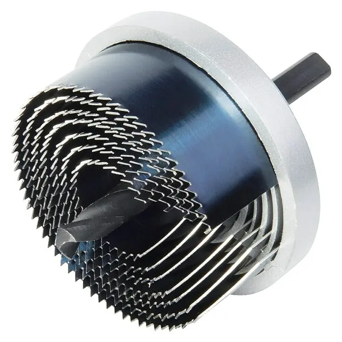 Wolfcraft Mehrkranzlochsäge - 7 -tlg., Schnitttiefe: 23 mm - Diagonale Ansicht