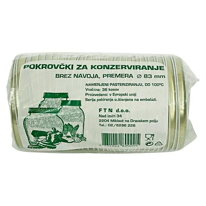 Poklopac - Promjer: 83 mm, 36 Kom. - Pogled sprijeda