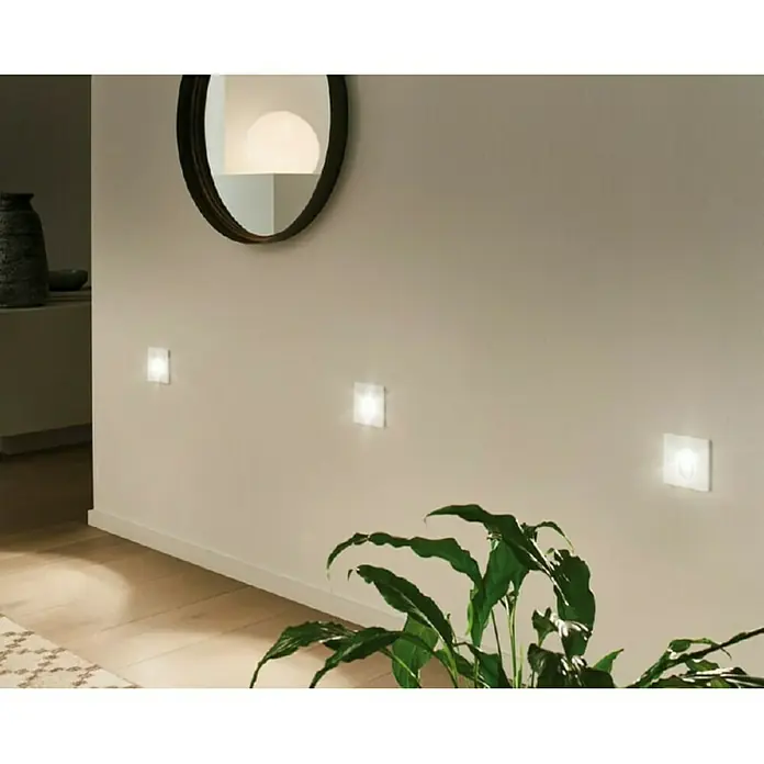 Paulmann Ugradbena LED svjetiljka - 1,7 W, Bijele boje, Š x V: 7,8 x 7,8 cm - Živopisni prikaz