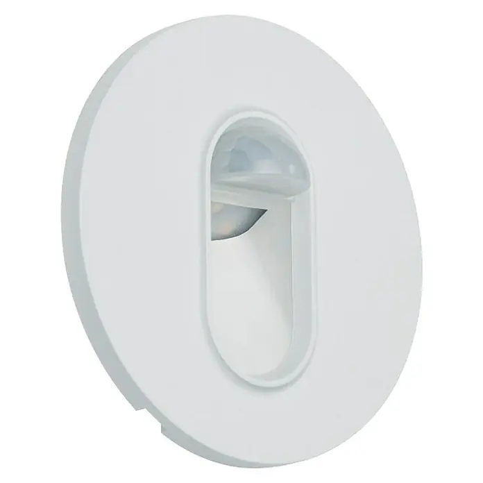 Paulmann LED-Einbauleuchte rund - 2,7 W, Weiß, L x B: 7,8 x 7,8 cm - Diagonale Ansicht