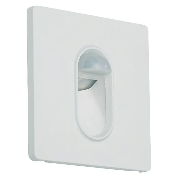 Paulmann LED-Einbauleuchte eckig - 2,7 W, Weiß, L x B: 7,8 x 7,8 cm - Diagonale Ansicht