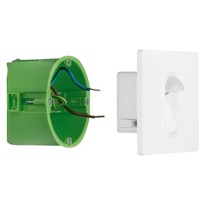 Paulmann Ugradbena LED svjetiljka - 2,7 W, Bijele boje, D x Š: 7,8 x 7,8 cm - Pogled s desne strane