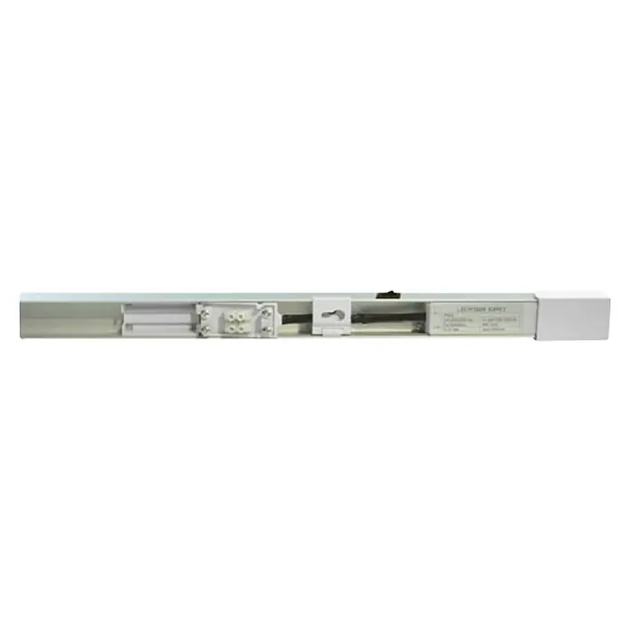 Svjetlosna LED cijev - 10 W, Srebrne boje, D x Š x V: 615 x 30 x 40 mm - Pogled straga