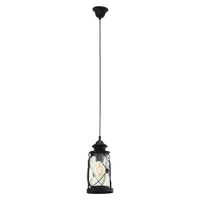 Eglo Hanglamp Bradford - 60 W, Helder, E27 - Vooraanzicht