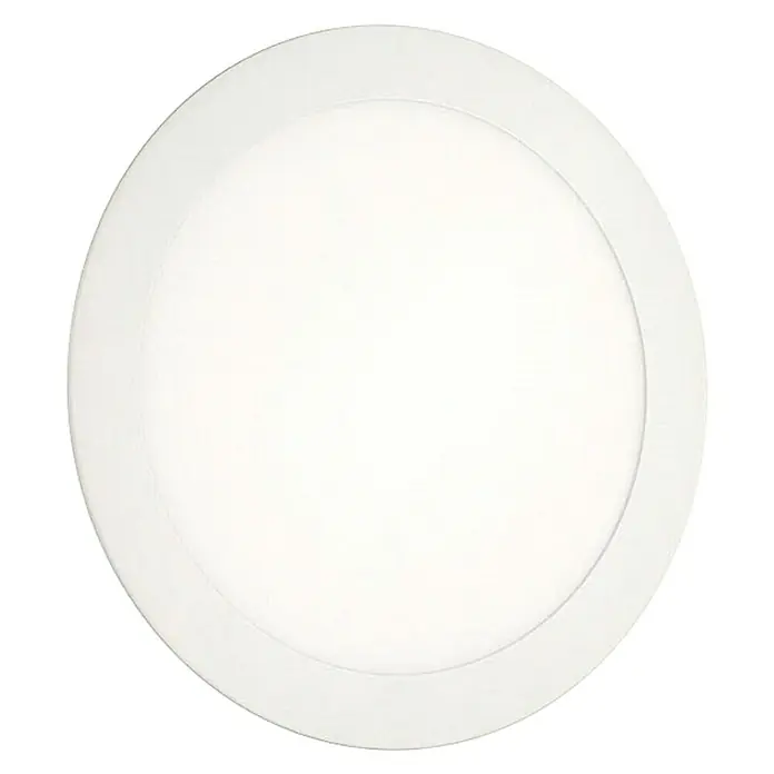 Ferotehna Okrugla ploča s LED svjetlom Slim - 18 W, Ø x V: 225 cm x 12 mm, Bijele boje, Hladna bijela - Pogled odozdo