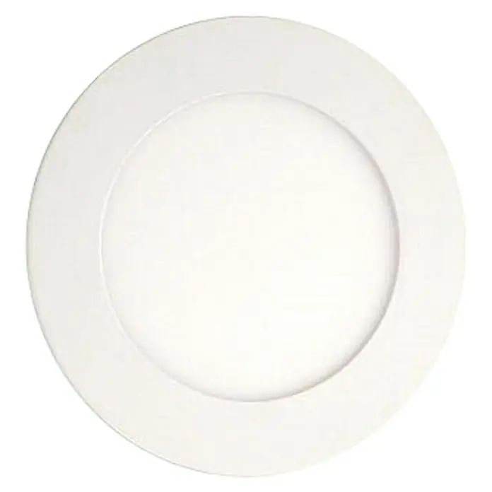 Ferotehna Okrugla ploča s LED svjetlom Slim - 6 W, Ø x V: 120 x 12 mm, Bijele boje, Hladna bijela - Pogled odozdo