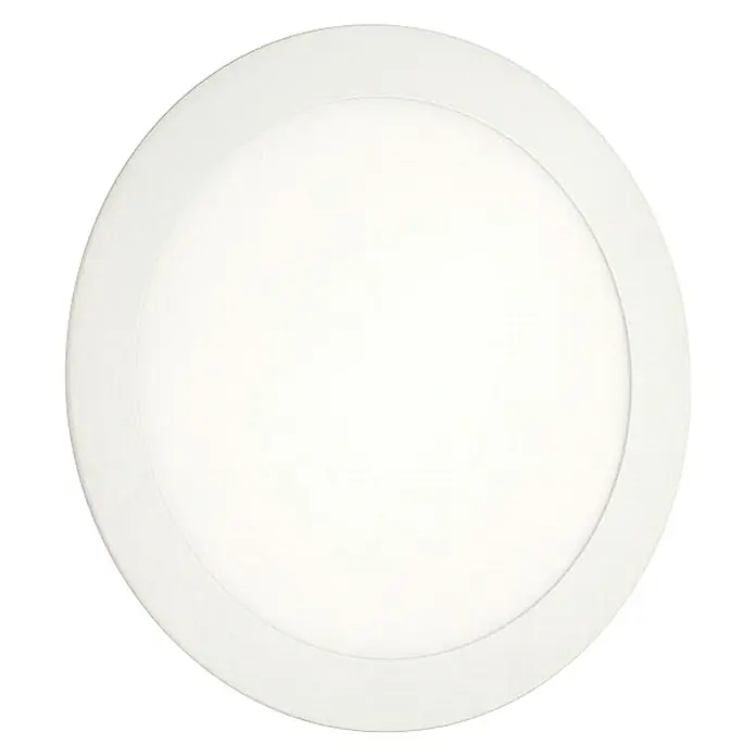 Ferotehna Okrugla ploča s LED svjetlom Slim - 24 W, Ø x V: 300 x 12 mm, Bijele boje, Hladna bijela - Pogled odozdo