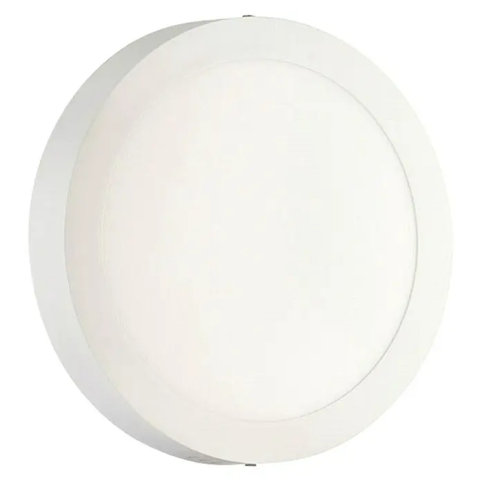 Ferotehna Okrugla ploča s LED svjetlom Slim - 24 W, Ø x V: 300 x 30 mm, Bijele boje, Hladna bijela - Pogled odozdo
