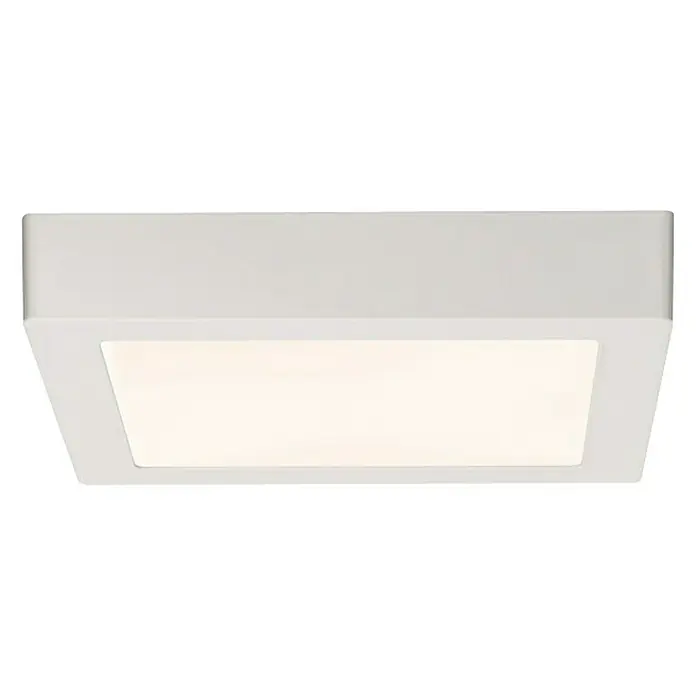 Ferotehna LED panel Slim - 6 W, D x Š x V: 120 x 120 x 40 mm, Bijele boje, Hladna bijela - Pogled odozdo