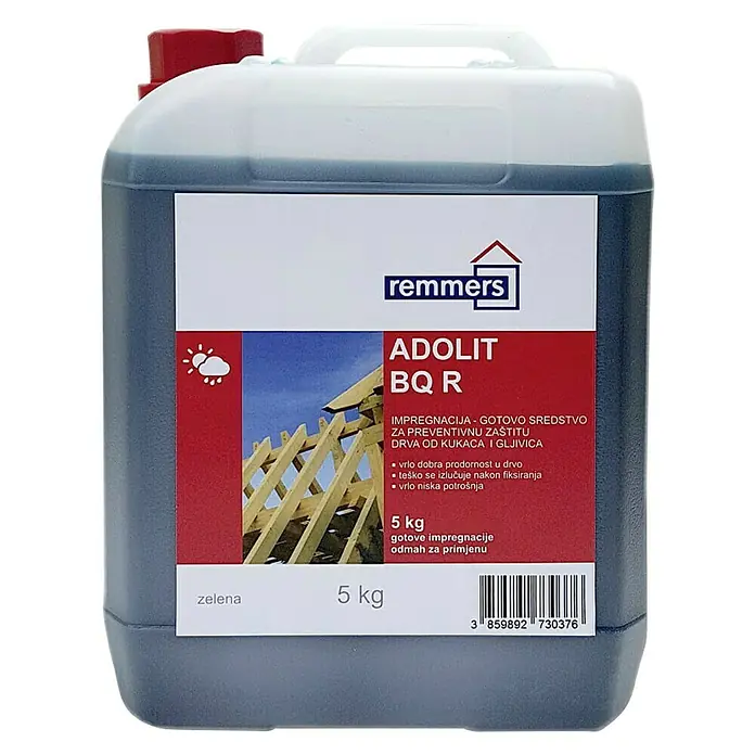 Sredstvo za impregnaciju  krovišta ADOLIT BQ R - 5 kg - Pogled sprijeda