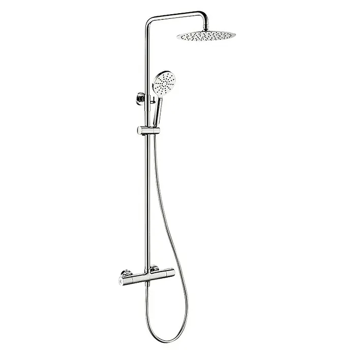 Camargue Sustav tuš garniture Samso Dueodde - Broj vrsta mlaza: 3 Kom., Krom boje - Dijagonalni pogled