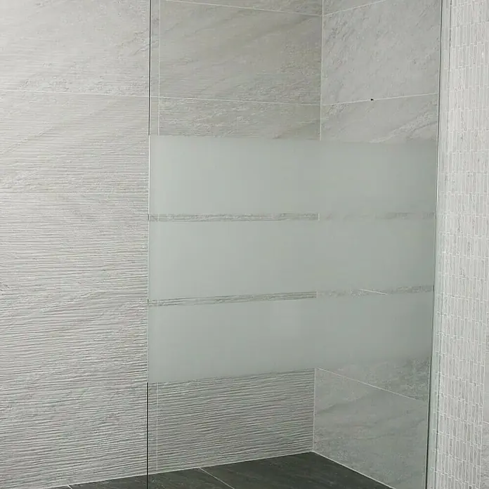 Aquaart Tuš stijena Vetro Linea - 120 x 200 cm - Živopisni prikaz