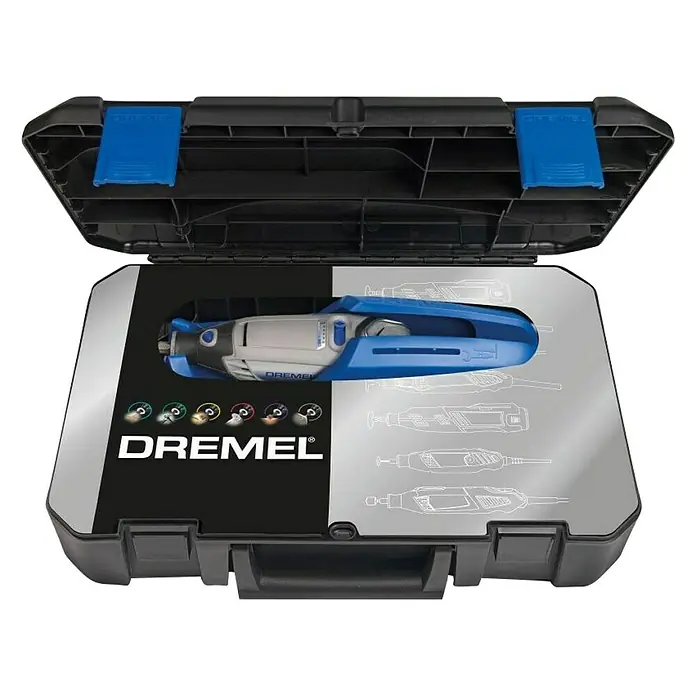 Dremel Set višenamjenskog alata 3000-1/25 - Broj okretaja pri praznom hodu: 10.000 okr/min - 33.000 okr/min, 130 W - Pogled sprijeda