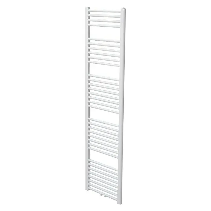 Bial Alta Midd Kupaonski radijator - 45 x 169,4 cm, 718 W, Bijele boje - Dijagonalni pogled