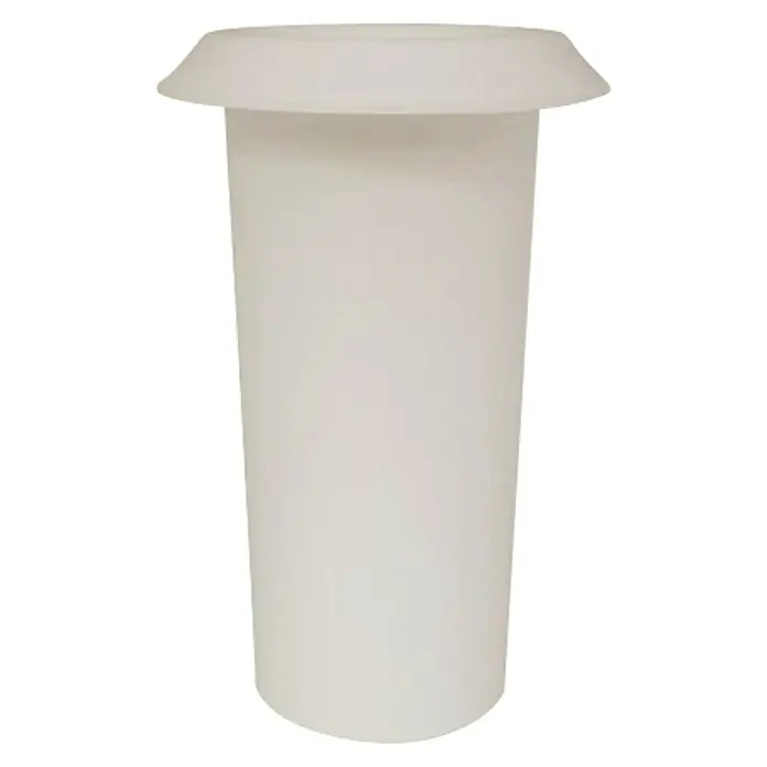 Uložak za vazu - Bijele boje, Promjer: 7 cm, Plastika - Pogled sprijeda