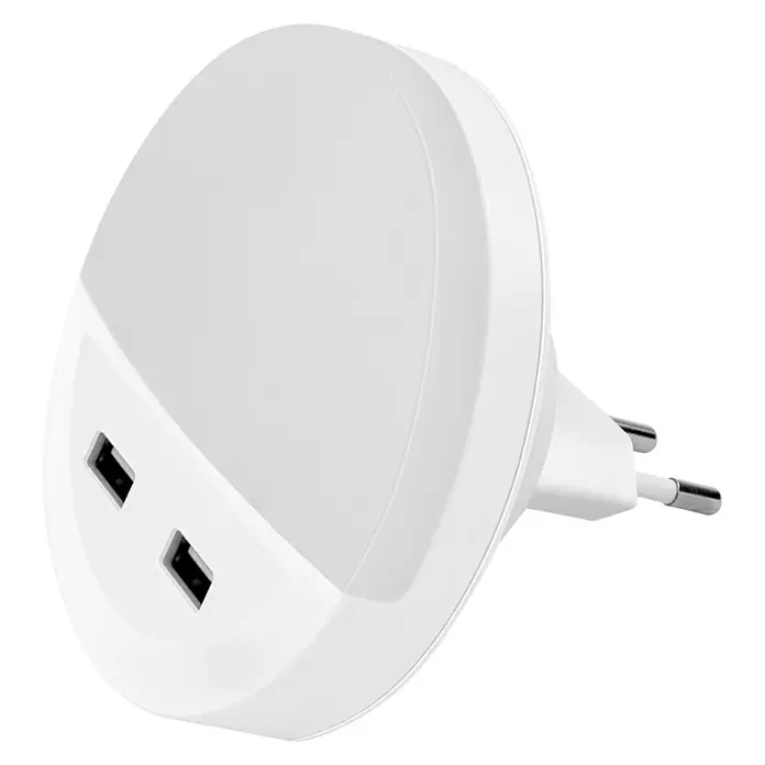 Noćno svjetlo sa senzorom - 0,2 W, Bijele boje, 90 mm - Dijagonalni pogled