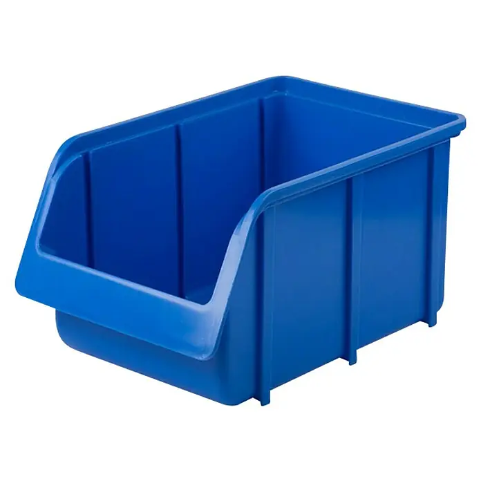 Kutija za male dijelove vel. 4 - 330 x 210 x 150 mm, Plave boje - Dijagonalni pogled