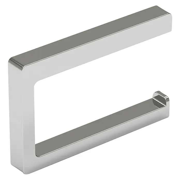 Držač toaletnog papira Nex 102 - Materijal: Metal, Bez poklopca, Krom - Dijagonalni pogled
