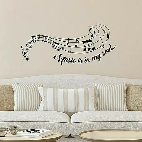 Dekorativna naljepnica Music Is