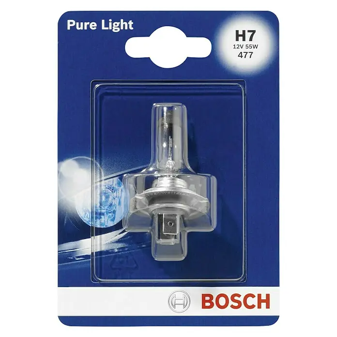 Bosch Halogena žarulja za automobil Bosch - H7, 55 W, 12 V, 1 Kom. - Pogled odozgo