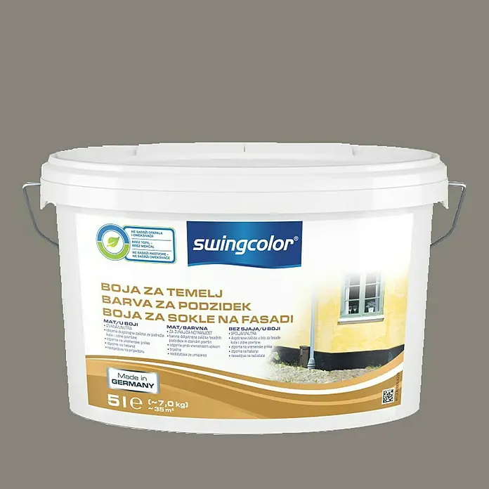 swingcolor Temeljna boja - Sive boje, 5 l, Mat - Detaljan prikaz