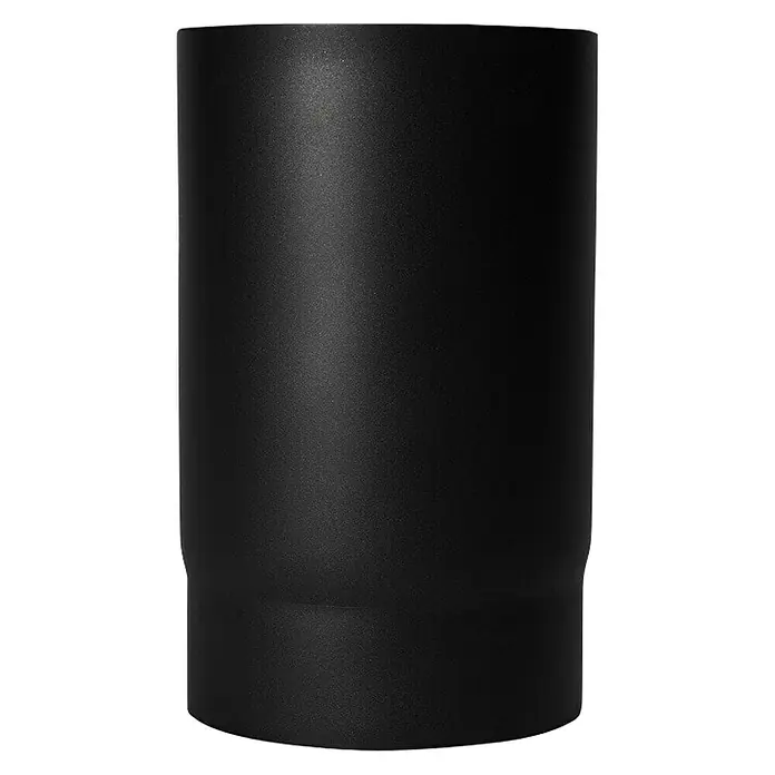Dimovodna cijev - Ø x D: 120 x 250 mm, Čelik, Crne boje - Pogled sprijeda