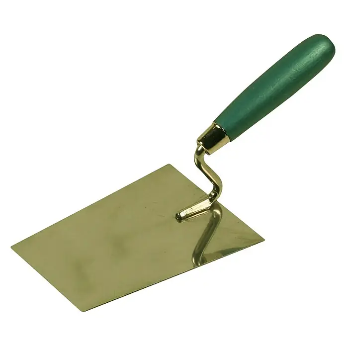 Zidarska žlica - Duljina: 160 mm, Čelik - Dijagonalni pogled