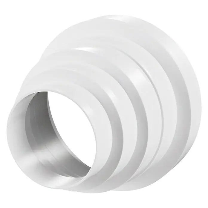 PVC redukcija - Promjer: 80 mm - 150 mm - Dijagonalni pogled